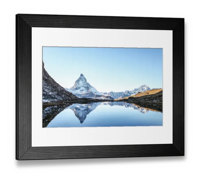 Framed Print : Matterhorn reflection in StelliSee Framed Print : Matterhorn reflection in StelliSee