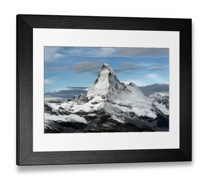 Framed Print : His Majesty the Matterhorn