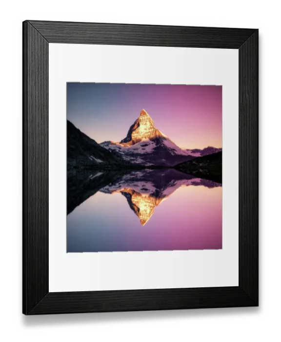 Framed Print : Riffelsee sunrise Framed Print : Riffelsee sunrise