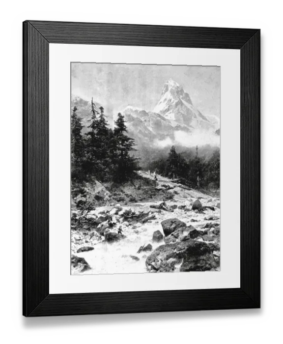 Framed Print : View of the Matterhorn Framed Print : View of the Matterhorn