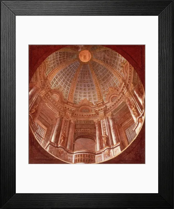 Framed Print : Sketch for the Fresco of St. Ignatius Framed Print : Sketch for the Fresco of St. Ignatius