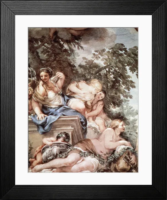 Framed Print : Detail of Fresco in the Hall of Venus Framed Print : Detail of Fresco in the Hall of Venus