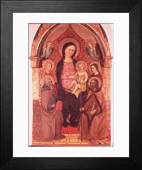 Framed Print : Madonna with Child and Saints Framed Print : Madonna with Child and Saints