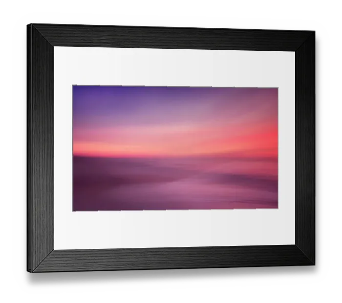 Framed Print : Artistic Soft Pink and Purples at Sunrise at Jones Beach, Long Island