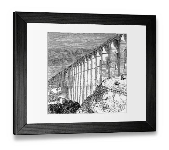 Framed Print : Chaumont viaduct