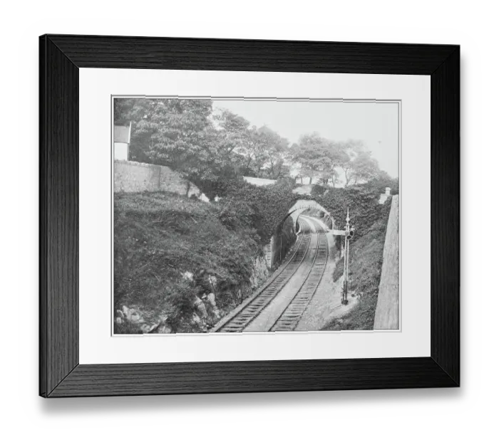 Framed Print : Antique photograph of Ireland: Viaduct, Dalkey, County Dublin Framed Print : Antique photograph of Ireland: Viaduct, Dalkey, County Dublin