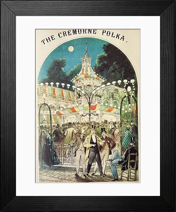 Framed Print : The cremorne polka, poster for a dance hall Framed Print : The cremorne polka, poster for a dance hall