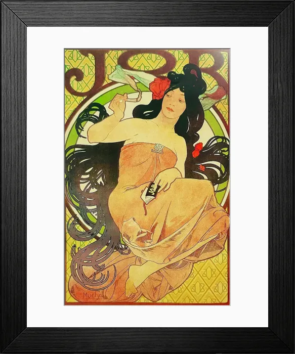 Framed Print : Job poster, pretty woman holding a diary, elegant dress, sitting