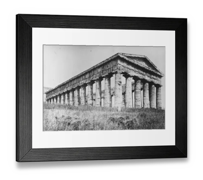 Framed Print : Doric Temple Framed Print : Doric Temple
