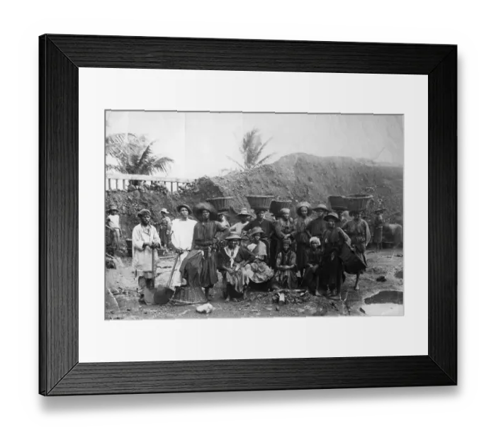 Framed Print : Coal Workers Framed Print : Coal Workers