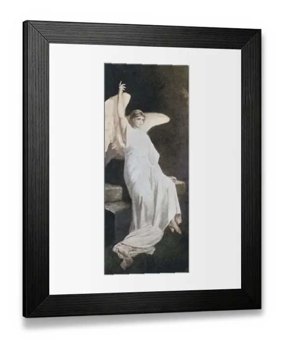 Framed Print : Old engraved illustration of The Angel Framed Print : Old engraved illustration of The Angel