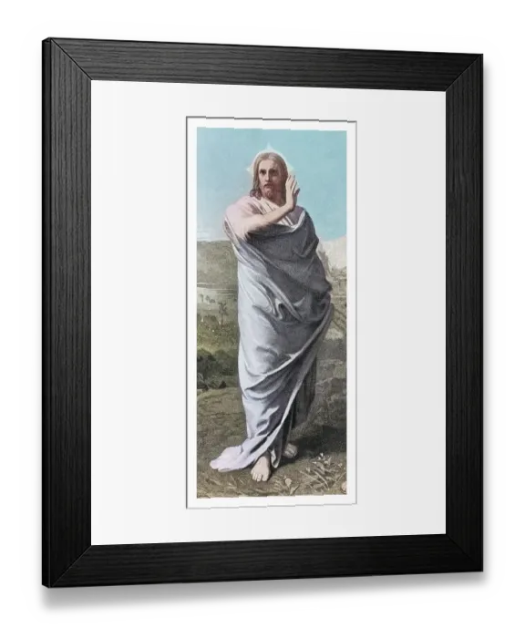 Framed Print : Old engraved illustration of the Lord Jesus Christ Framed Print : Old engraved illustration of the Lord Jesus Christ