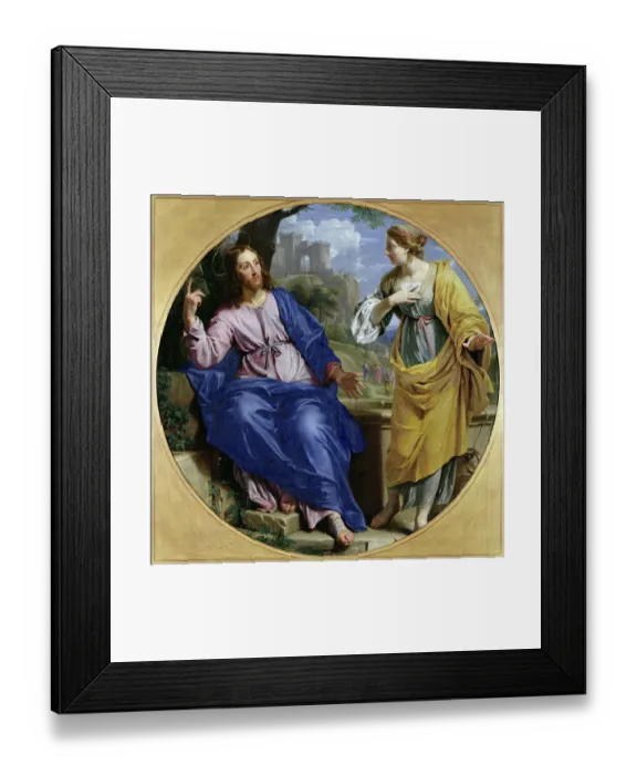 Framed Print : ArtImages. Christ and the Woman of Samaria at the Well, 1648 Framed Print : ArtImages. Christ and the Woman of Samaria at the Well, 1648