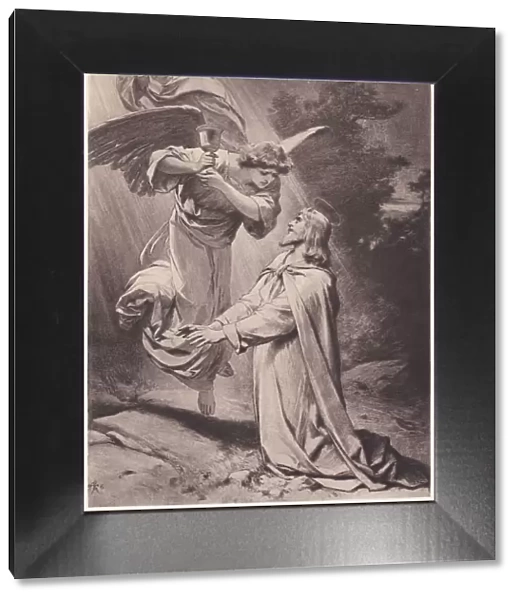 Christ on the Mount of Olives, photogravure, published in 1886