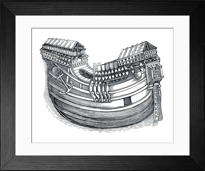 Framed Print : Sailing ship 15th century woodcut after Albrecht Durer Framed Print : Sailing ship 15th century woodcut after Albrecht Durer