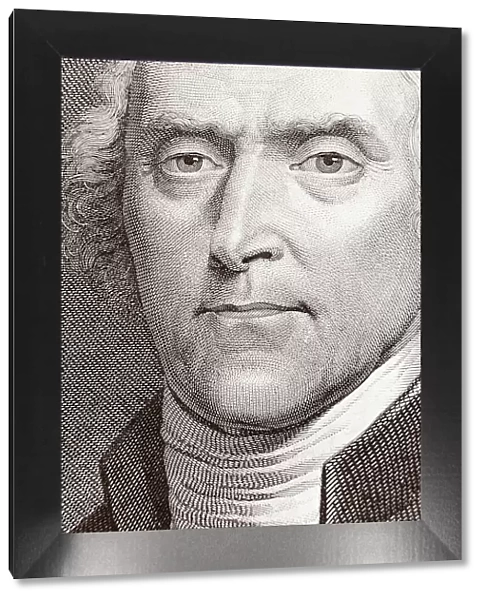 Thomas Jefferson president of the United States portrait