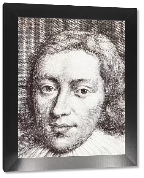 John Milton english poet and intellectual portrait