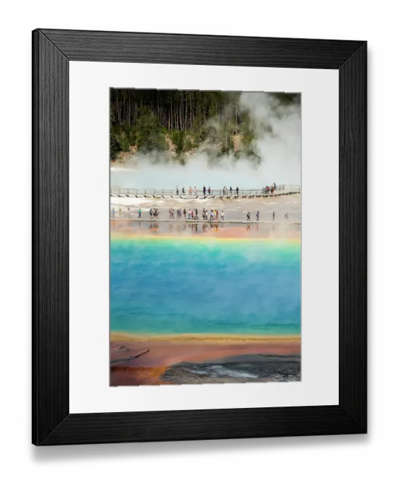 Framed Print : Grand Prismatic Spring, Yellowstone