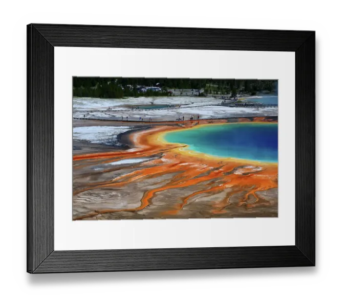 Framed Print : Grand Prismatic Spring Framed Print : Grand Prismatic Spring