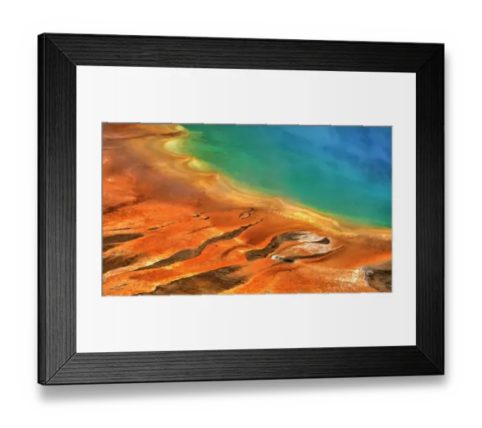 Framed Print : Yellowstone Colorful Geyser: Grand Prismatic Framed Print : Yellowstone Colorful Geyser: Grand Prismatic