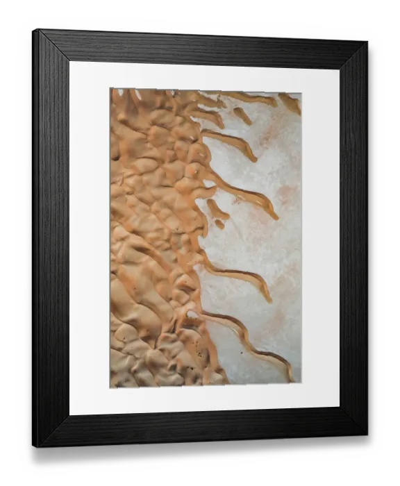 Framed Print : Snake like dune patterns shot by drone, United Arab Emirates Framed Print : Snake like dune patterns shot by drone, United Arab Emirates