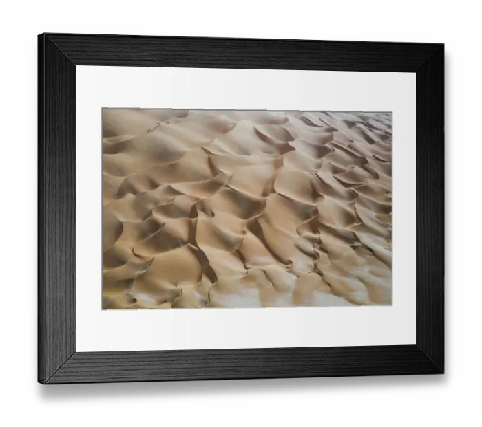 Framed Print : Desert aerial shot, United Arab Emirates Framed Print : Desert aerial shot, United Arab Emirates