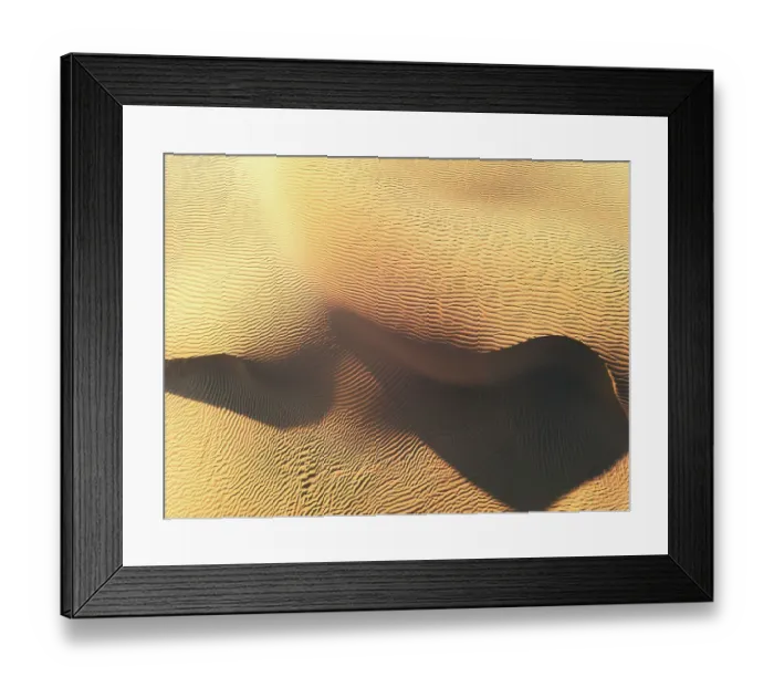 Framed Print : Aerial View of Sand Dunes Framed Print : Aerial View of Sand Dunes