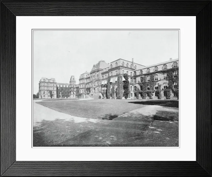 Framed Print : Antique photograph: Vassar College, Poughkeepsie, New York Framed Print : Antique photograph: Vassar College, Poughkeepsie, New York