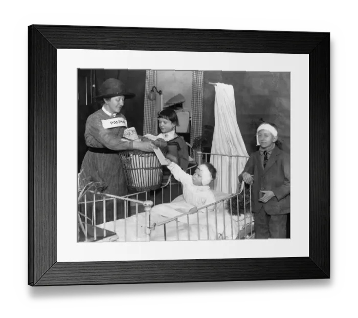 Framed Print : Hospital Post Framed Print : Hospital Post