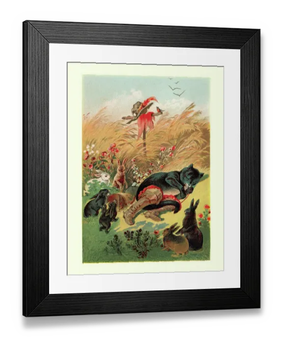 Framed Print : Puss in Boots Framed Print : Puss in Boots