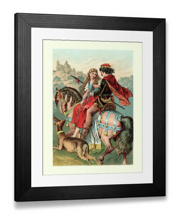Framed Print : Little Sister and Little Brother - Bruderchen und Schwesterchen Framed Print : Little Sister and Little Brother - Bruderchen und Schwesterchen