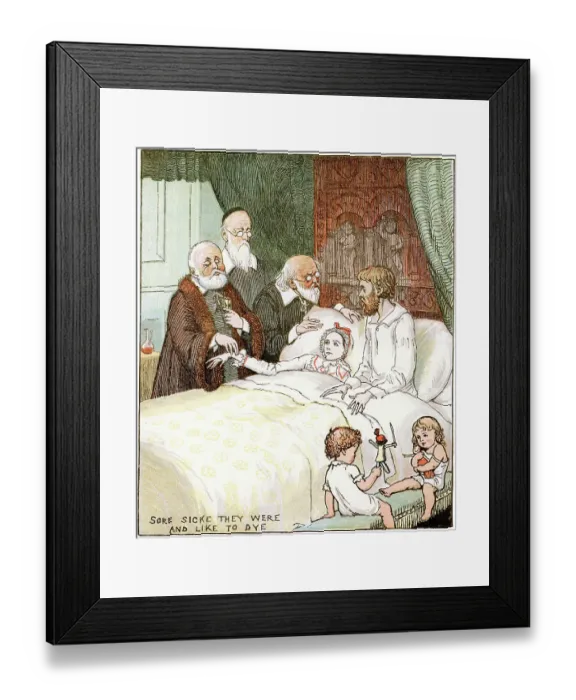 Framed Print : Sore sick they were Framed Print : Sore sick they were