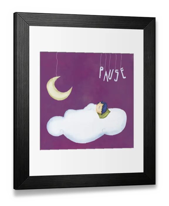 Framed Print : Baby sleeping