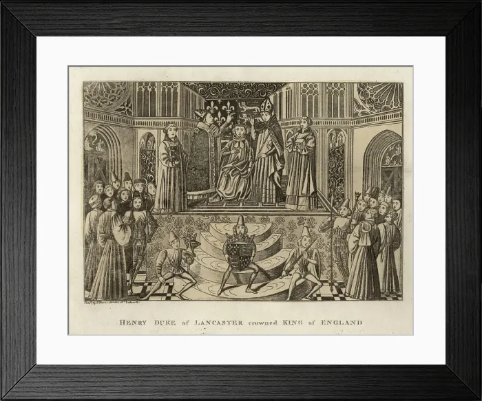 Framed Print : Coronation of King Henry IV of England Framed Print : Coronation of King Henry IV of England
