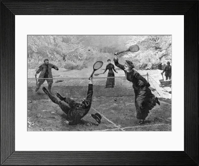 Framed Print : Tennis in the Snow by Arthur Hopkins Framed Print : Tennis in the Snow by Arthur Hopkins