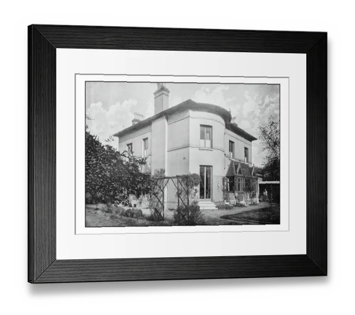 Framed Print : The Priory, North Bank (George Eliot's house) Framed Print : The Priory, North Bank (George Eliot's house)