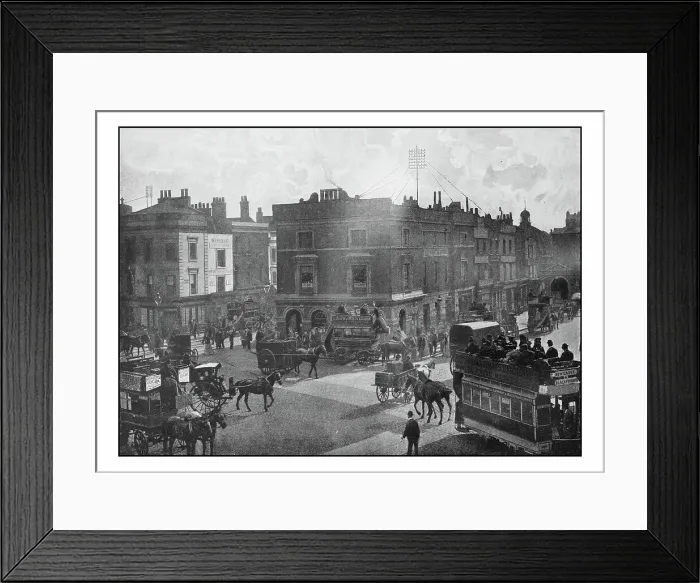 Framed Print : Antique London's photographs: Walworth Road Framed Print : Antique London's photographs: Walworth Road