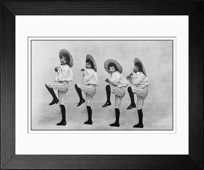 Framed Print : Antique photo: Alabama Dancing Group Framed Print : Antique photo: Alabama Dancing Group