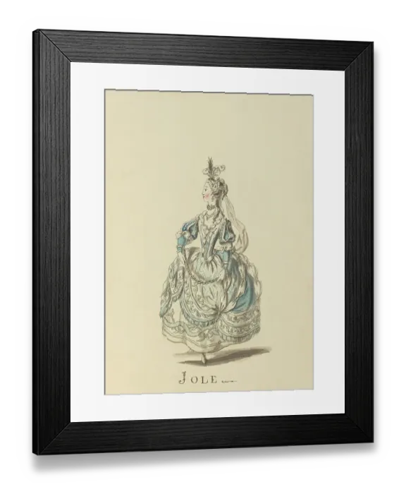 Framed Print : Jole - example illustration of a ballet character Framed Print : Jole - example illustration of a ballet character