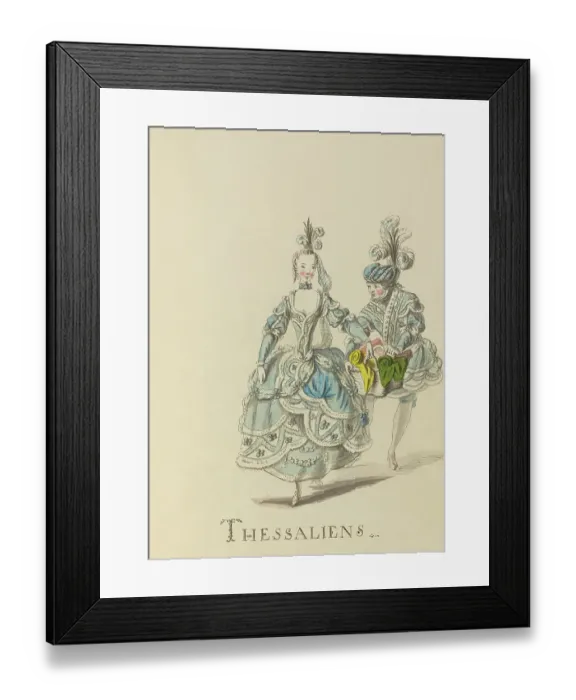 Framed Print : Thessaliens (Thessalians) - example illustration of a ballet character Framed Print : Thessaliens (Thessalians) - example illustration of a ballet character