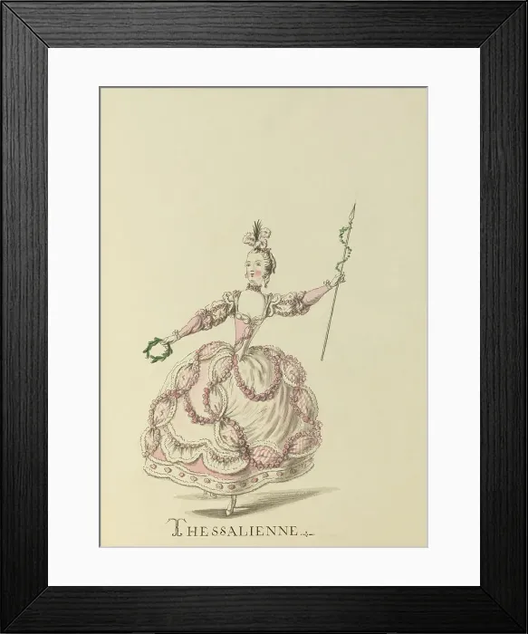 Framed Print : Thessalienne (Thessalian) - example illustration of a ballet character Framed Print : Thessalienne (Thessalian) - example illustration of a ballet character