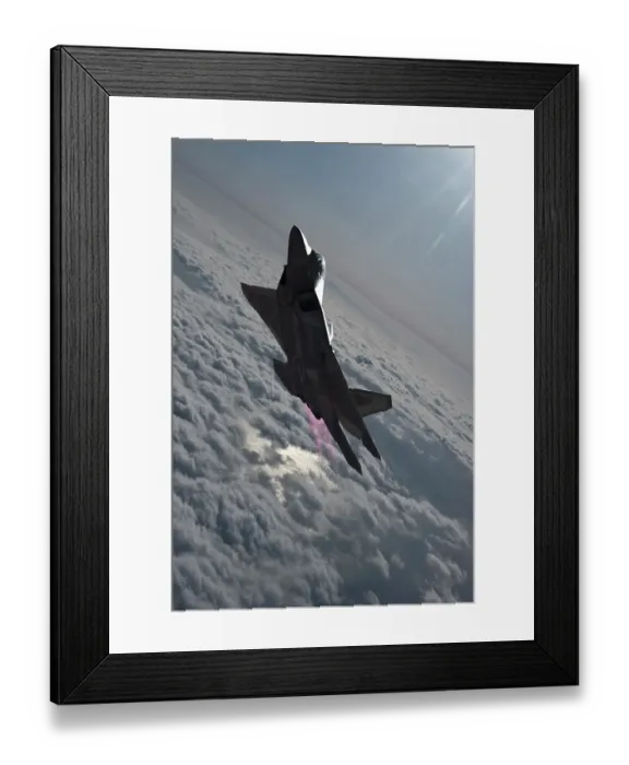 Framed Print : USAF F-22A Raptor Framed Print : USAF F-22A Raptor
