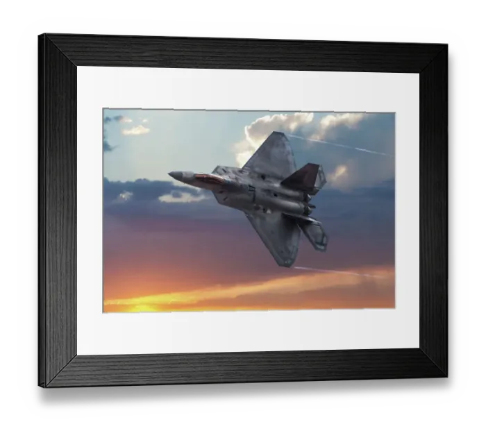 Framed Print : USAF F-22A Raptor Framed Print : USAF F-22A Raptor