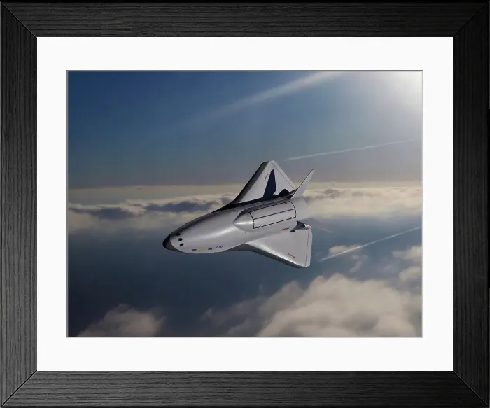 Framed Print : Chinese Unmanned Reusable Spaceplane Framed Print : Chinese Unmanned Reusable Spaceplane