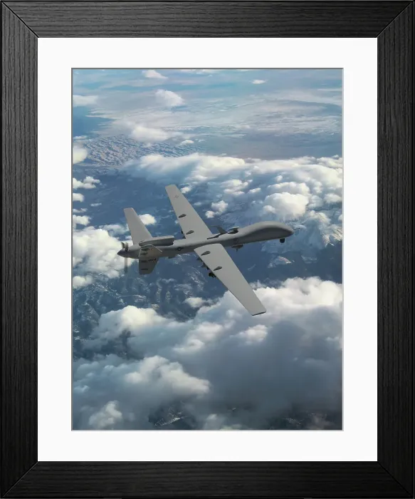 Framed Print : MQ-9 Reaper UAV