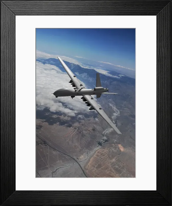 Framed Print : MQ-9 Reaper UAV