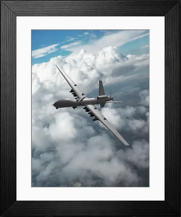 Framed Print : MQ-9 Reaper UAV Framed Print : MQ-9 Reaper UAV