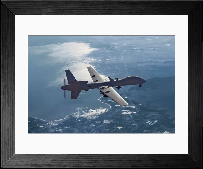 Framed Print : MQ-9 Reaper UAV Framed Print : MQ-9 Reaper UAV