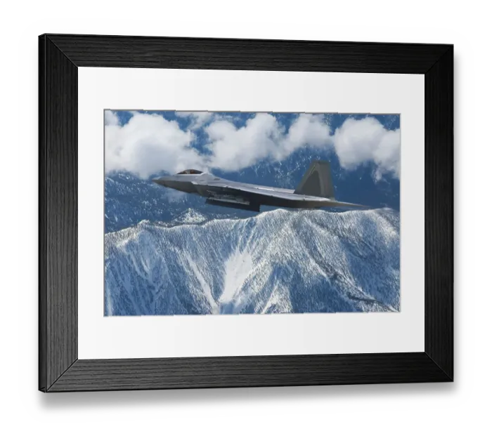Framed Print : USAF F-22A Raptor Framed Print : USAF F-22A Raptor