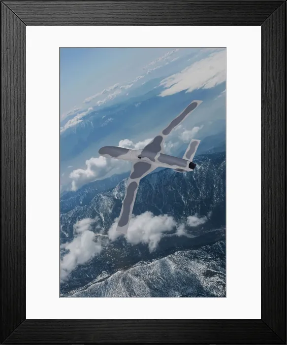 Framed Print : MQ-20 Avenger UAV